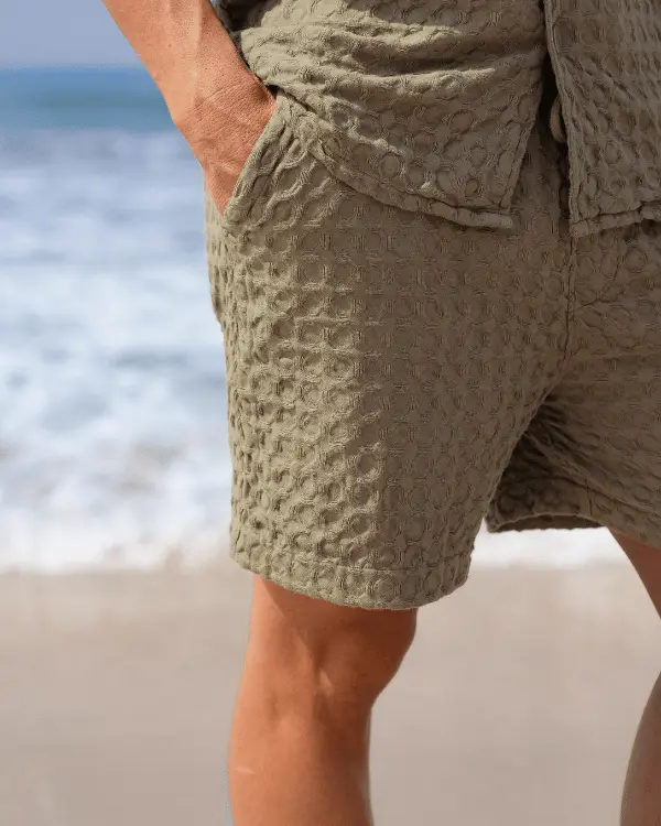 Orb Waffle Short - Olive - Mens | Sand Cloud - Image 5