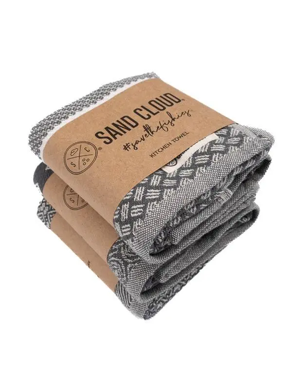 Alternative view of Cyperus Kitchen Towel Bundle - Assorted 3 Pack | Sand Cloud
