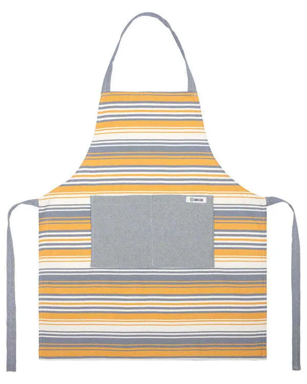 Alternative view of Saffron Stripe Bundle - 1 Towels Set, 1 Apron | Sand Cloud