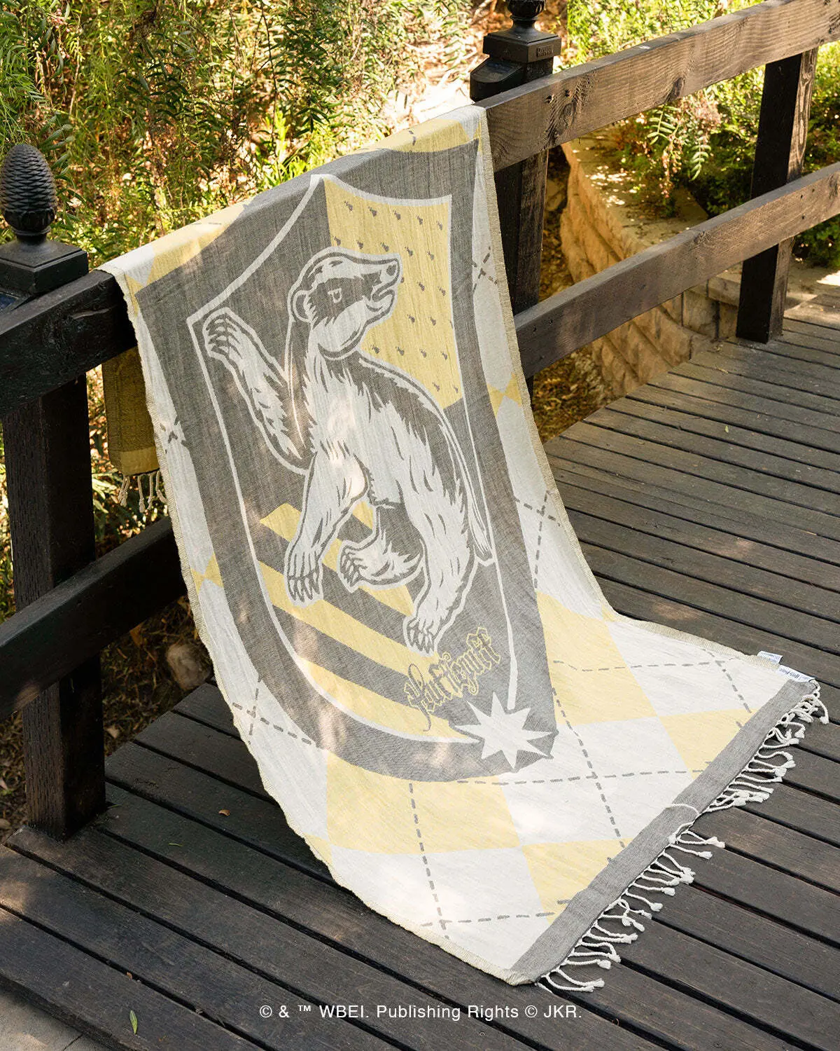 Alternative view of Hufflepuff Towel | Sand Cloud