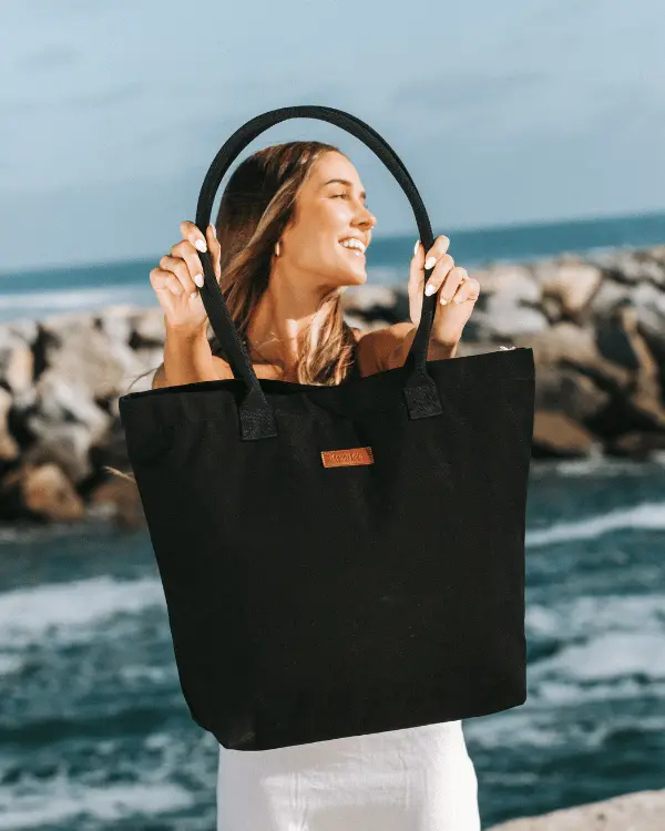 Alternative view of Patnem Beach Tote Black | Sand Cloud