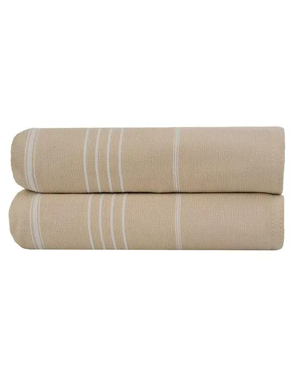 Classic Fringeless XL Bath Bundle - Sand - 2 Pack | Sand Cloud - Image 5