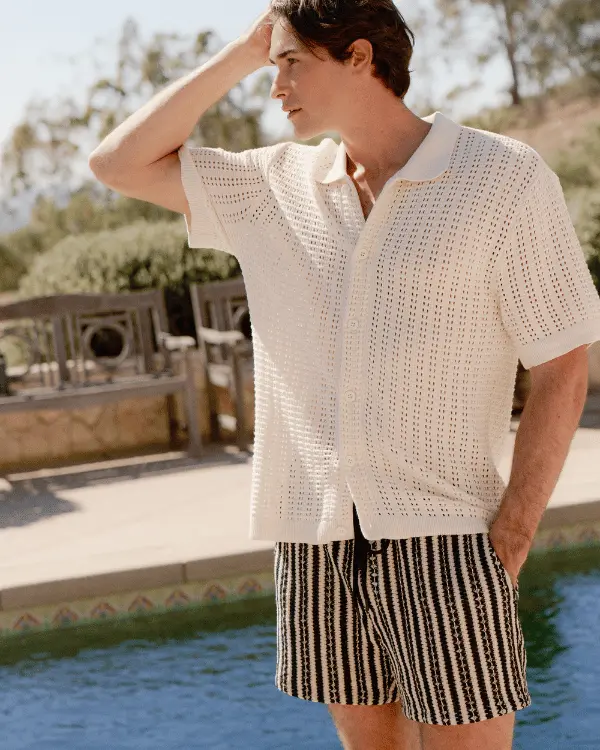 Alternative view of Clark Crochet Short | Sand Cloud